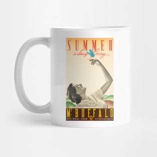 Summer Mt. Buffalo Australia Vintage Poster 1936 Mug